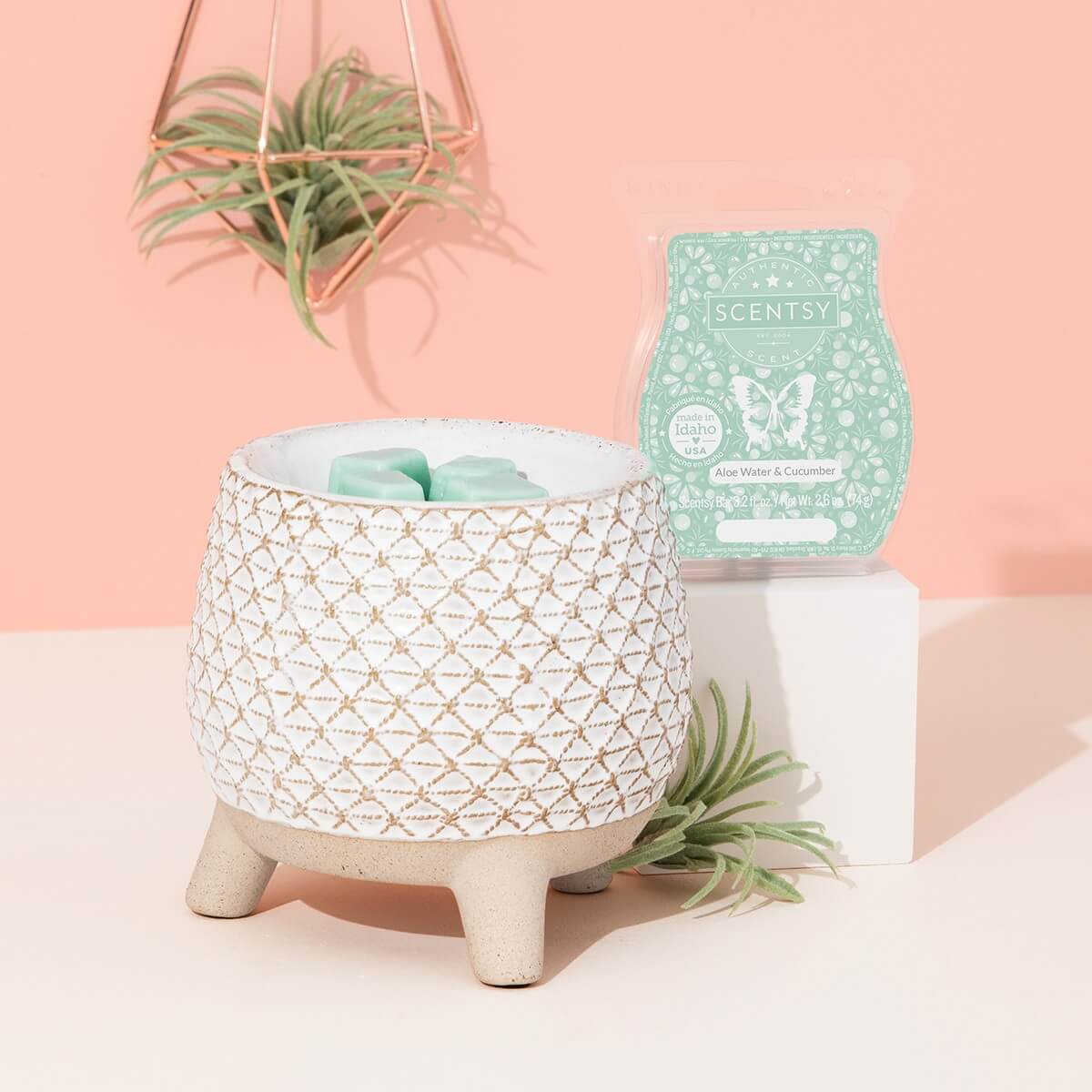 TAKE A STAND SCENTSY WARMER WITH ALOE WATER