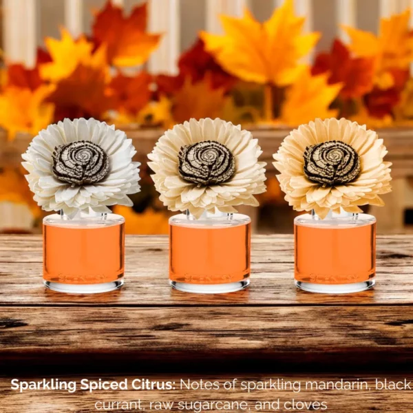 Sparkling Spiced Citrus Sunflower Scentsy Fragrance Flower