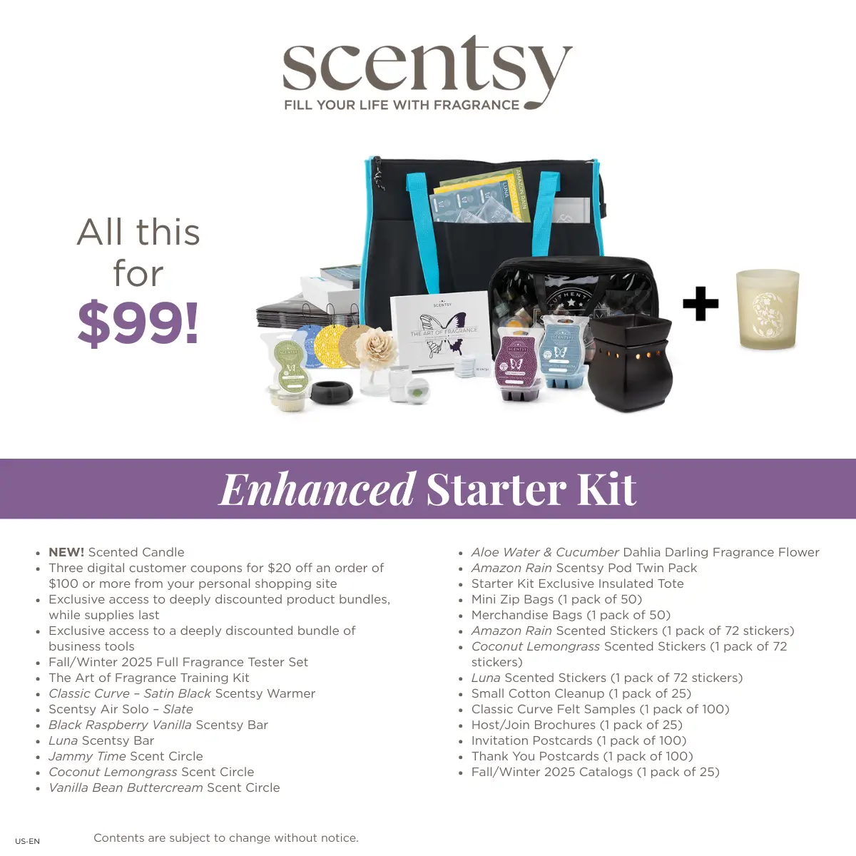 Join Scentsy September 2025 | Enhanced Kit with Candle + More!