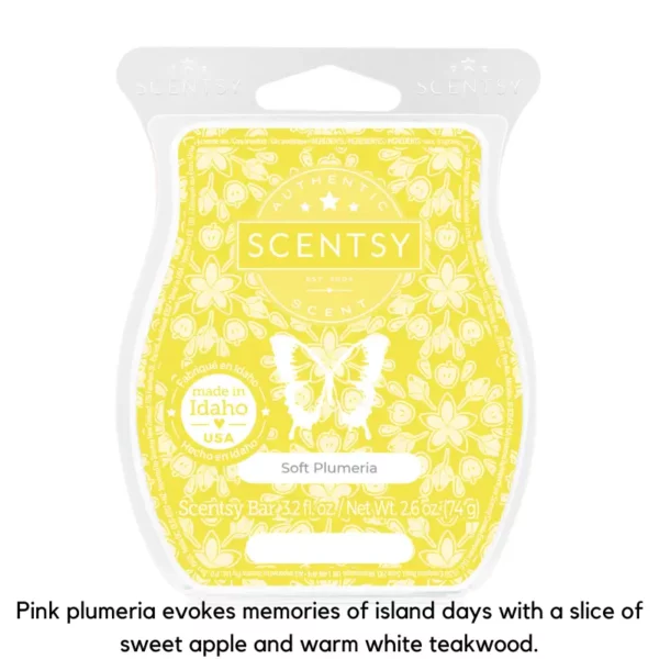 Soft Plumeria Scentsy Bar