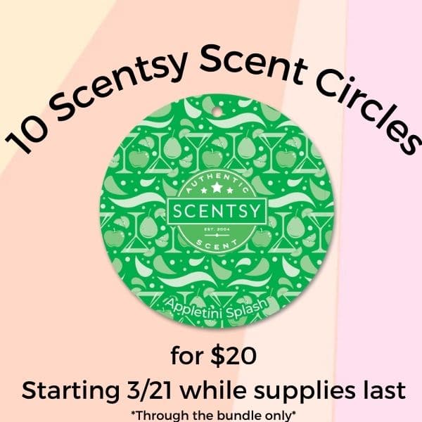 Scentsy 10 Scent Circles for 20 Enliven the Senses Week
