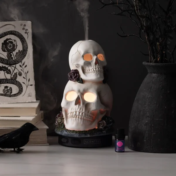 Bone & Blossom Skull Scentsy Diffuser