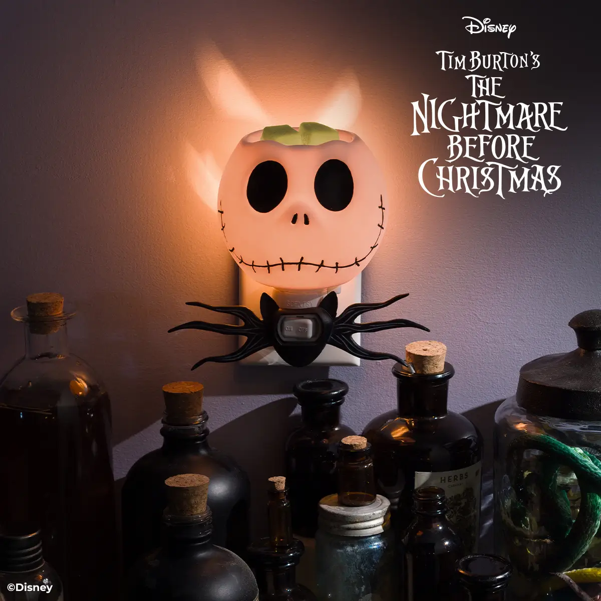 Jack Skellington Mini Scentsy Warmer | Nightmare Before Christmas