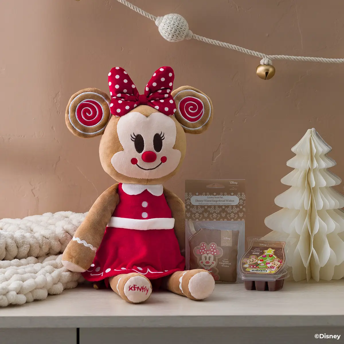 Disney Minnie Mouse Gingerbread Scentsy Buddy