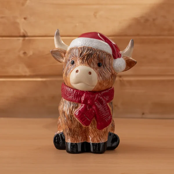 Jolly Ol’ Saint Moo Scentsy Warmer | Highland Cow