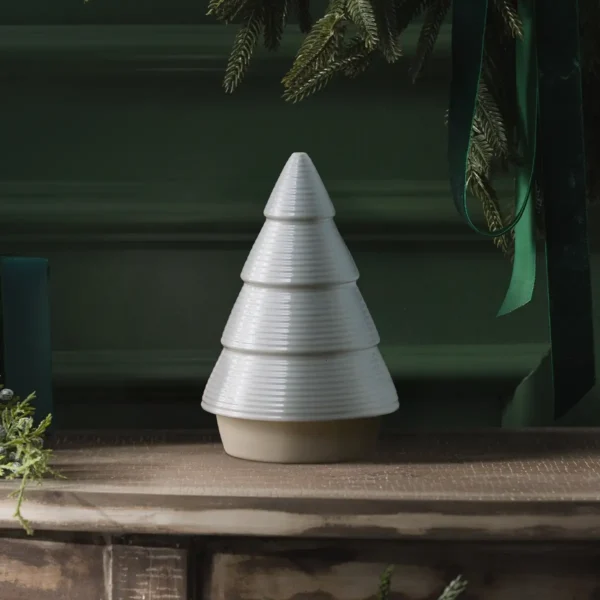 Nordic Pine White Scentsy Warmer | Christmas Tree