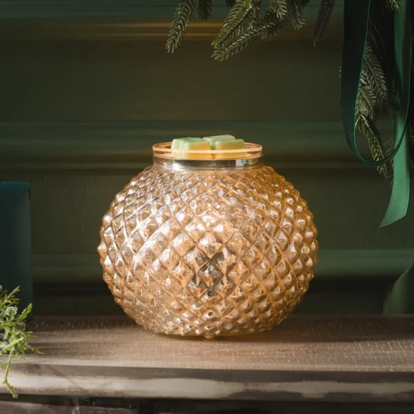 Victorian Glow Silver Scentsy Warmer