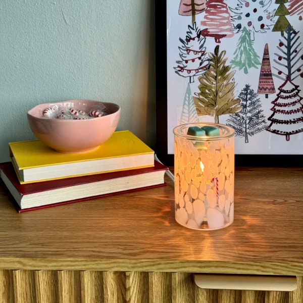 Candy Cane Confetti Scentsy Warmer | Contemporary Christmas 2025