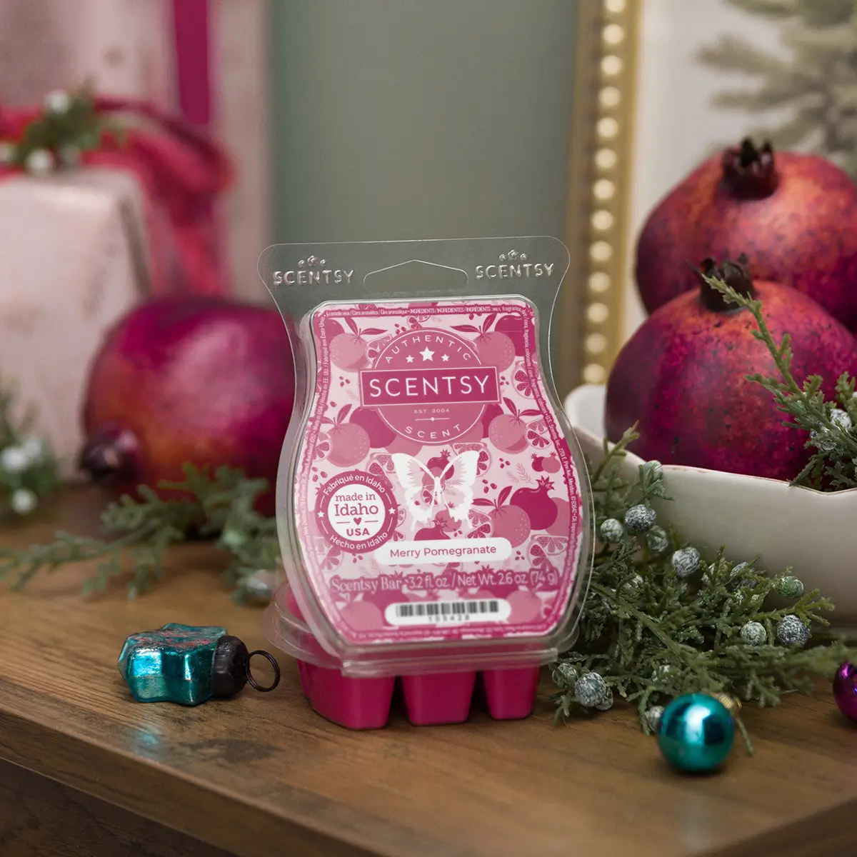 Merry Pomegranate Scentsy Bar | Holiday 2025
