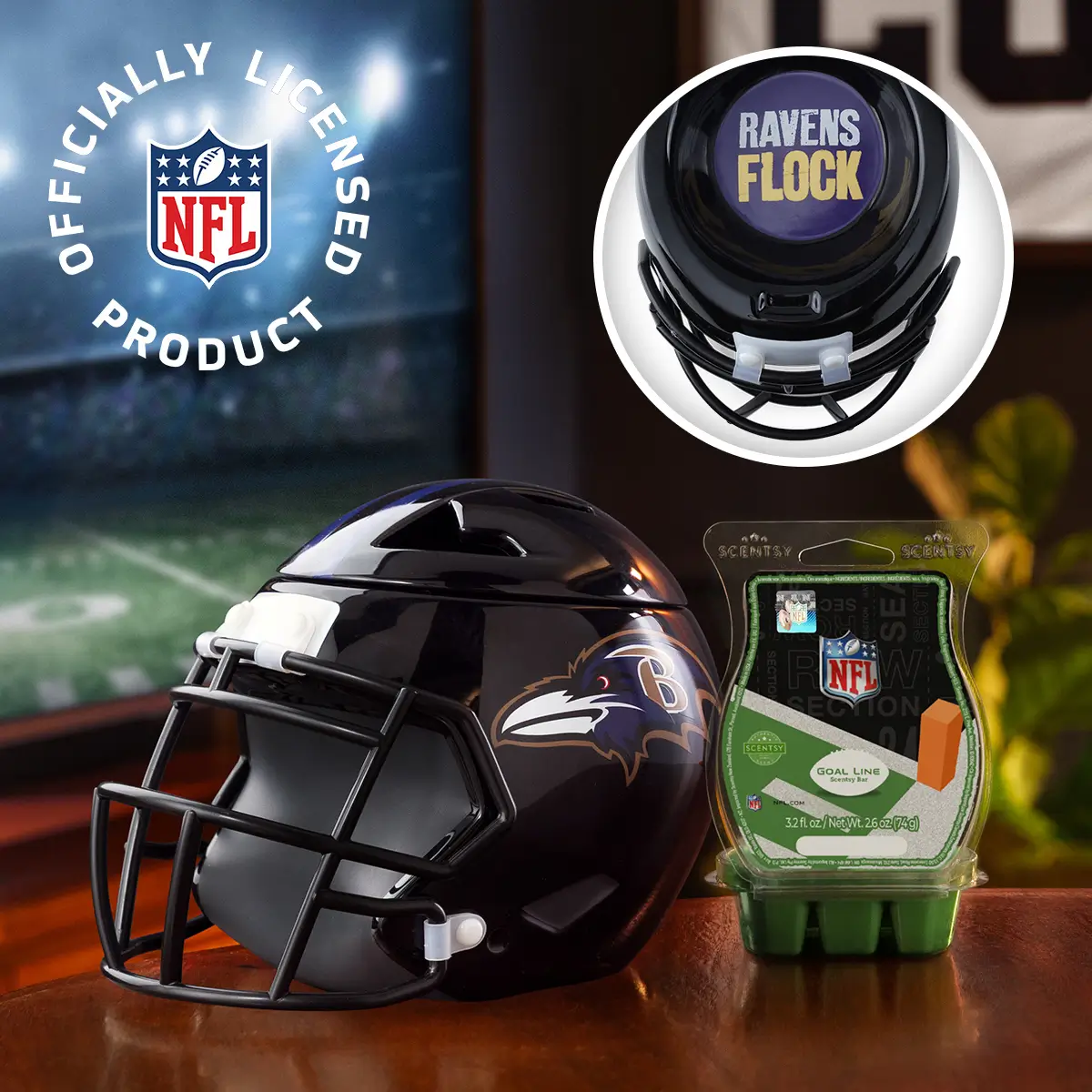 NFL Baltimore Ravens Helmet Scentsy Warmer