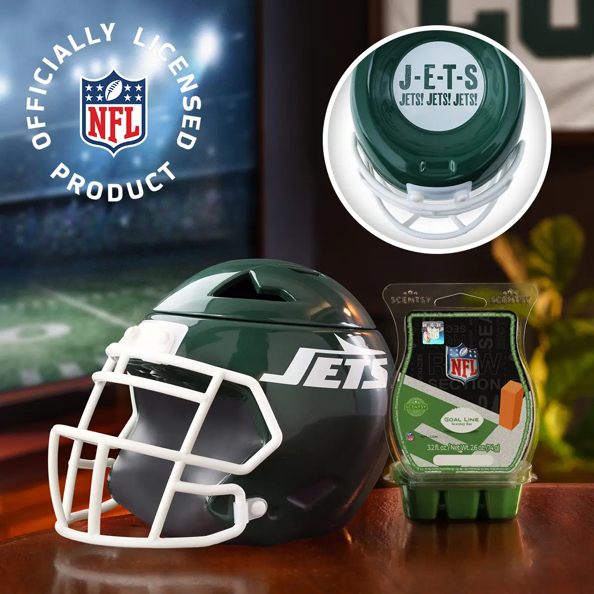 NFL New York Jets Helmet Scentsy Warmer