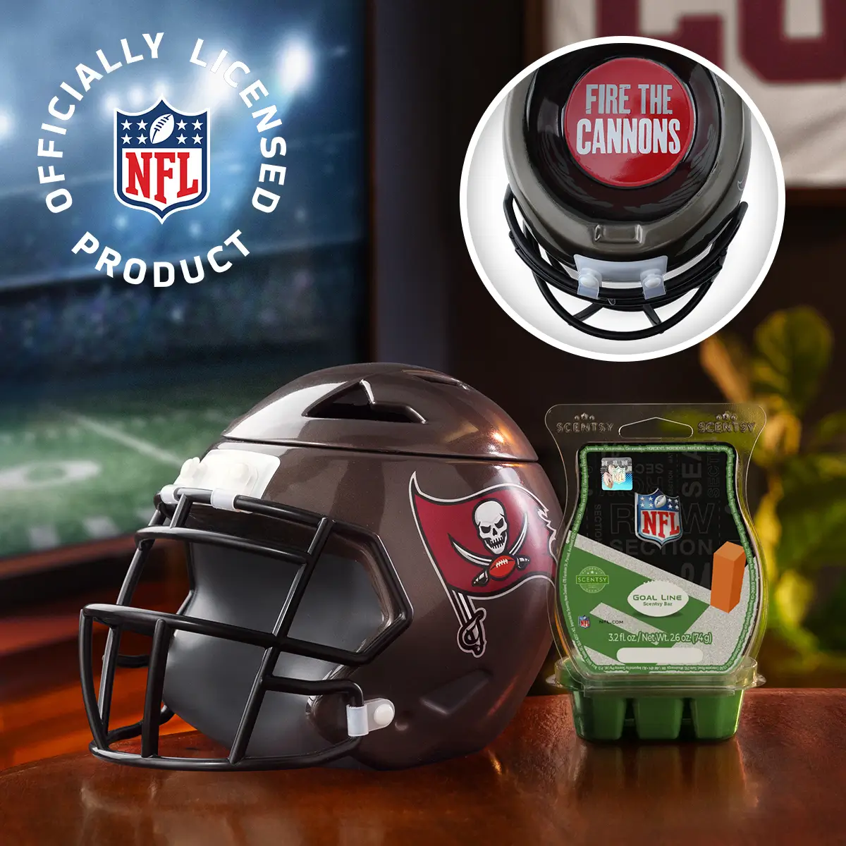NFL Tampa Bay Buccaneers Helmet Scentsy Warmer
