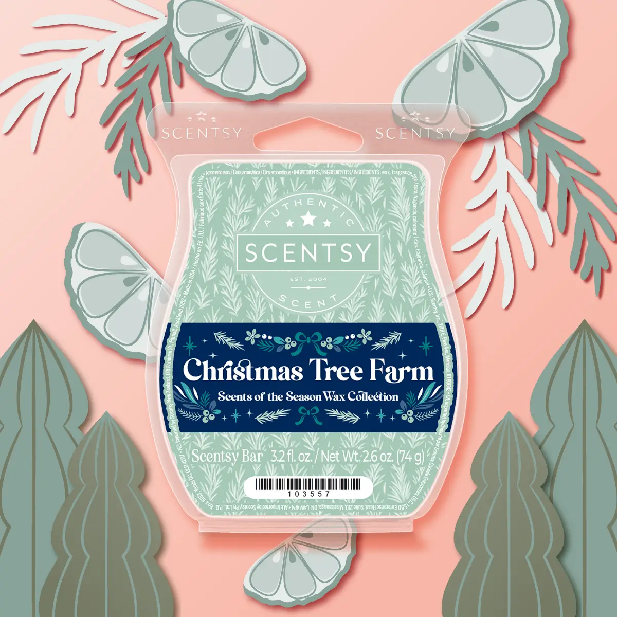 1200X1200-2025-Scentsoftheseasons-Christmastreefarm-R13-5 Christmas Tree Farm Scentsy Wax Bar | Scents of the Season 2025