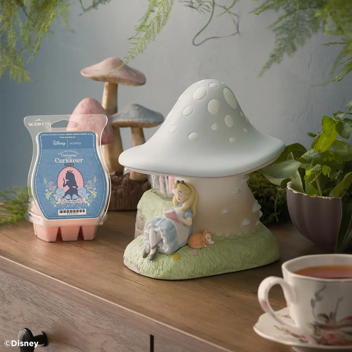 1200X1200-2026-Aliceinwonderland-Collection-R13 Alice in Wonderland Down the Rabbit Hole Scentsy Warmer | 75th Anniversary