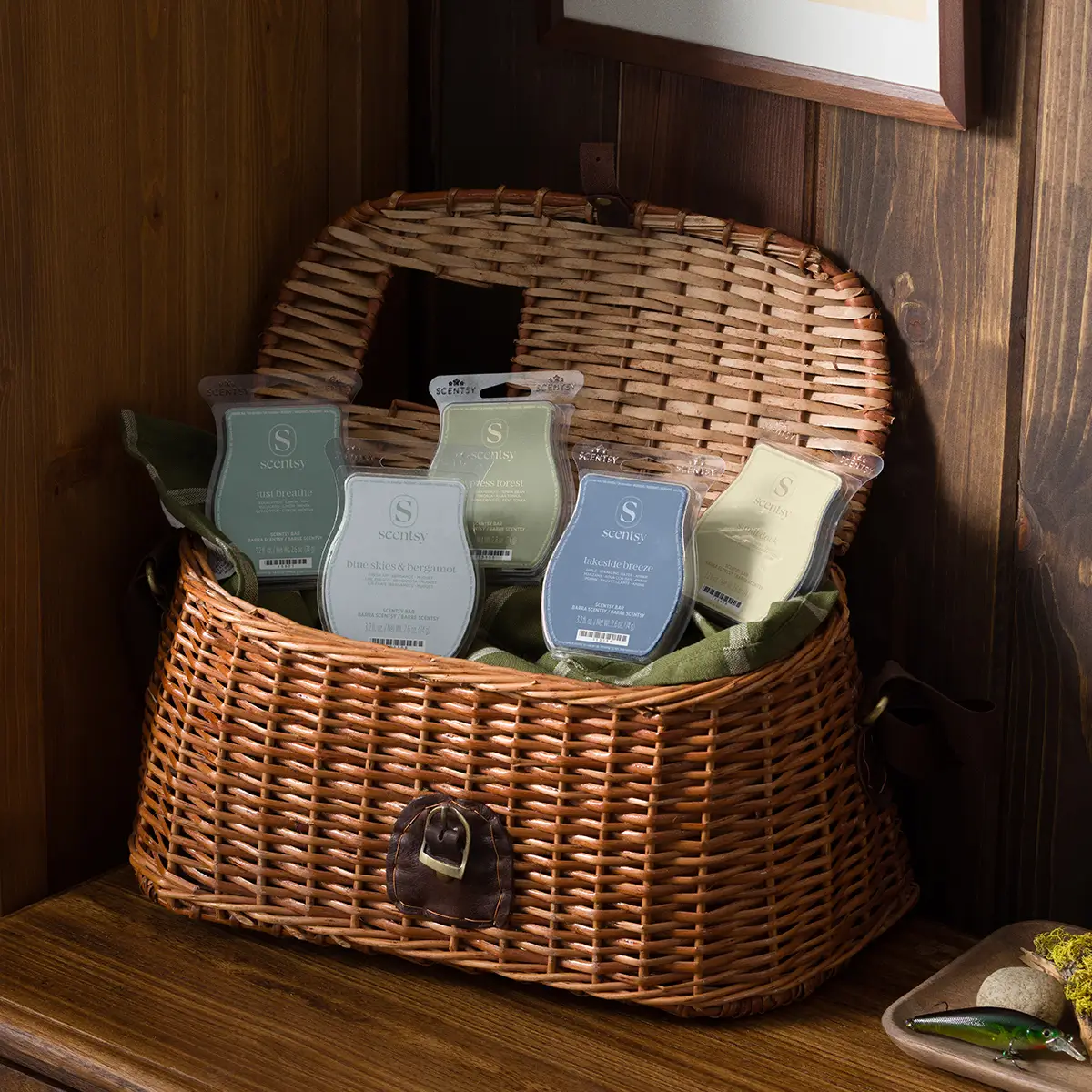 1200X1200-2026-Augustedit-Cozycabin-5Barbundle-R13 Cozy Cabin Scentsy Bar Bundle - August 2026