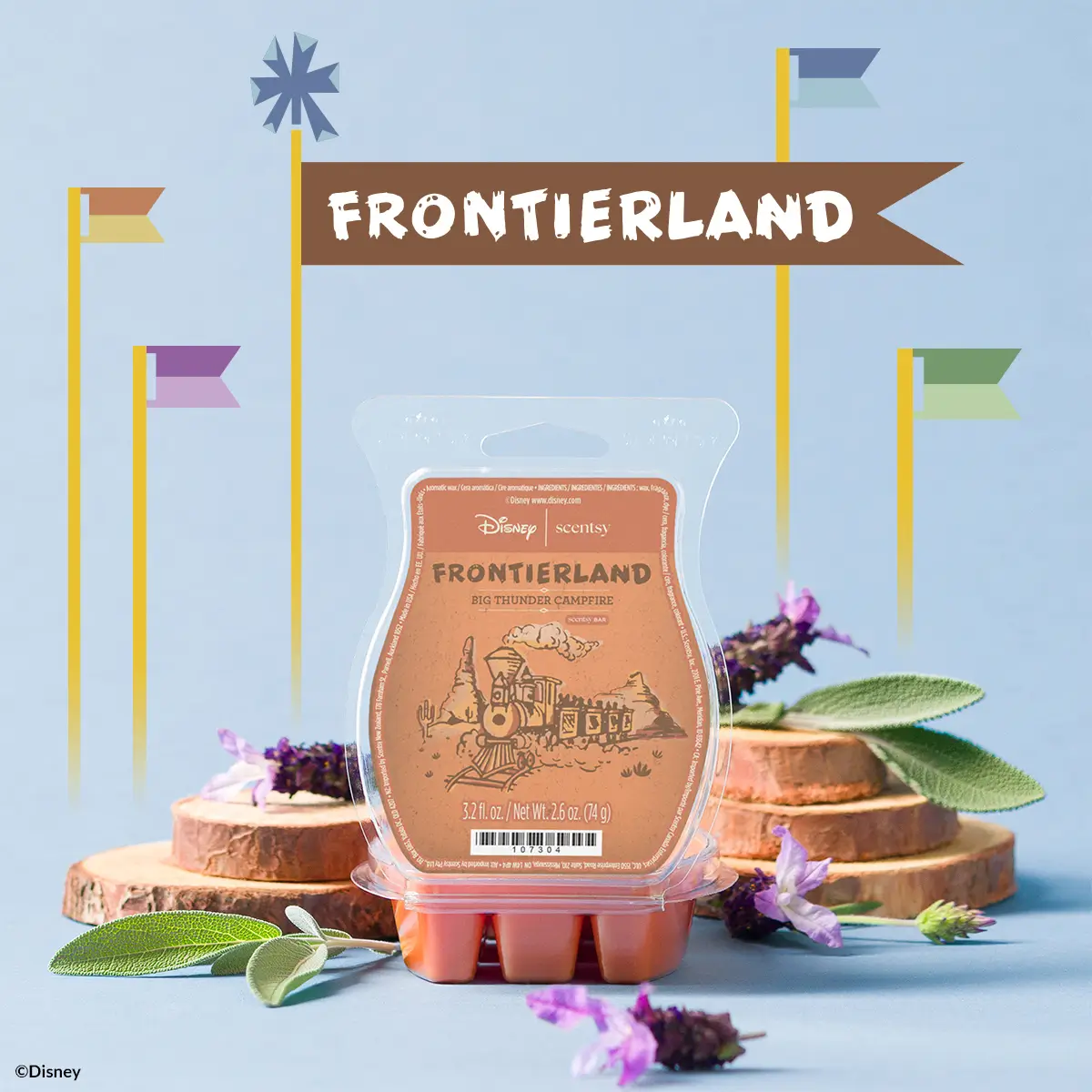 1200X1200-2026-Disney-Lands-Waxcollection-Frontierland-R13 Walt Disney World Frontierland®: Big Thunder Campfire Scentsy Bar