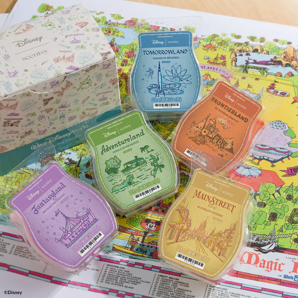 1200X1200-2026-Disney-Lands-Waxcollection-R13 Walt Disney World Magic Kingdom Scentsy Wax Collection