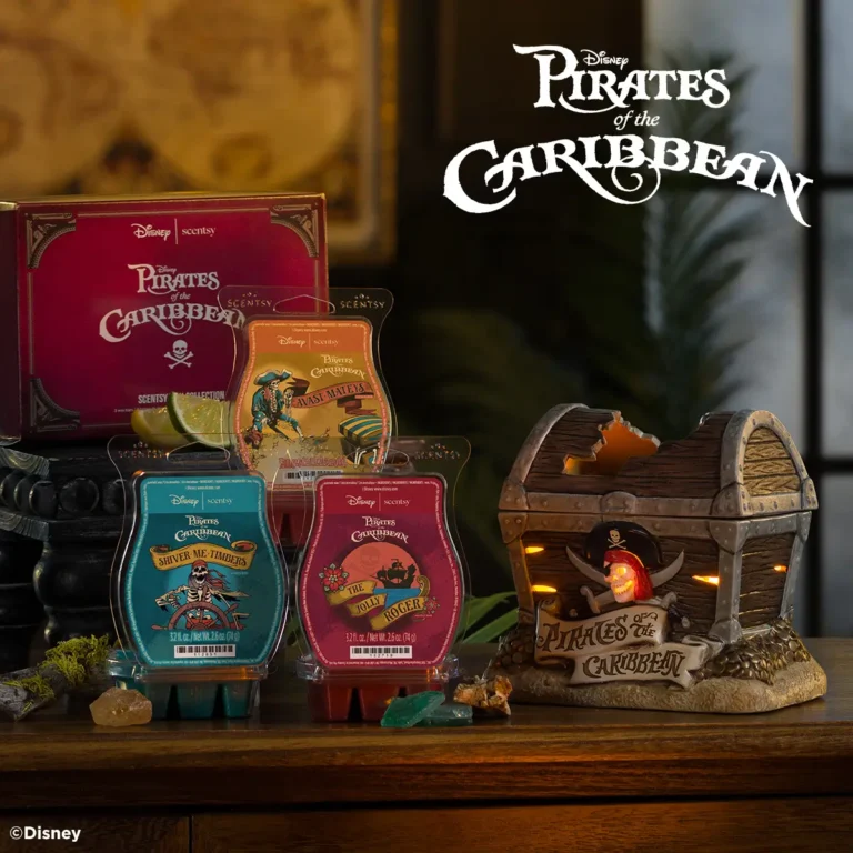 Scentsy × Disney Pirates of the Caribbean™ Warmer & Wax Collection available on August 10, 2026