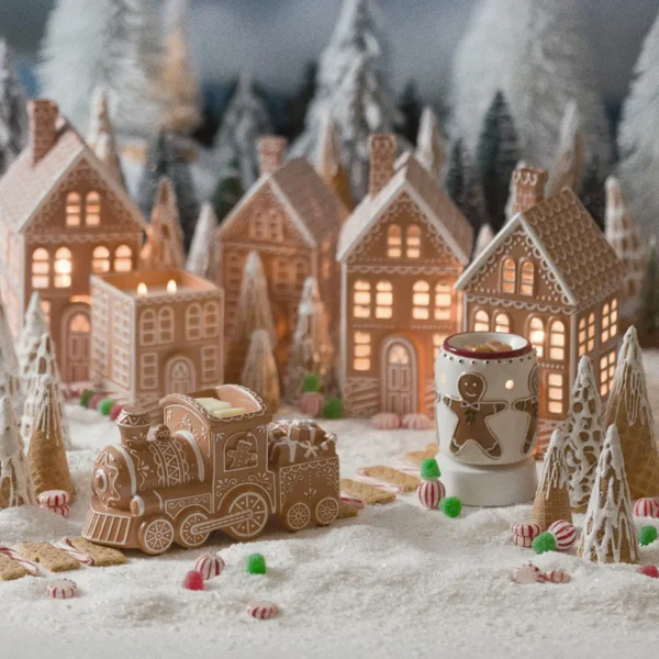 1200X1200-2026-Octoberedit-Gingerbread-Group-Village-R1 Ginger Line Train Scentsy Warmer - Holiday 2026