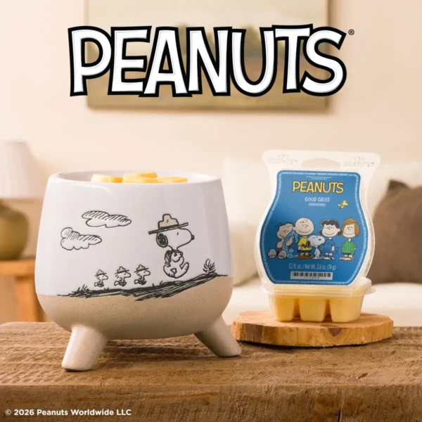 1200X1200-2026-Peanuts-Beaglescouts-Warmer-Goodgrief-Wax-Logo-R13 Snoopy Beagle Scouts Scentsy Warmer | Peanuts™ 2026
