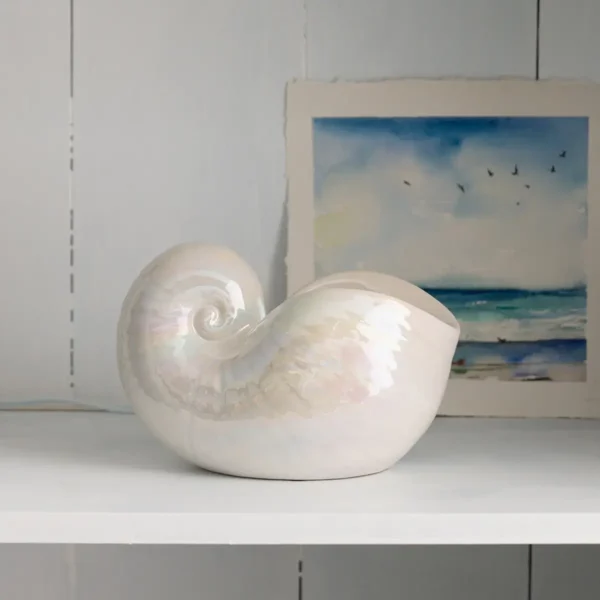 Nautilus Seashell Scentsy Warmer - April 2026 Coastal Collection