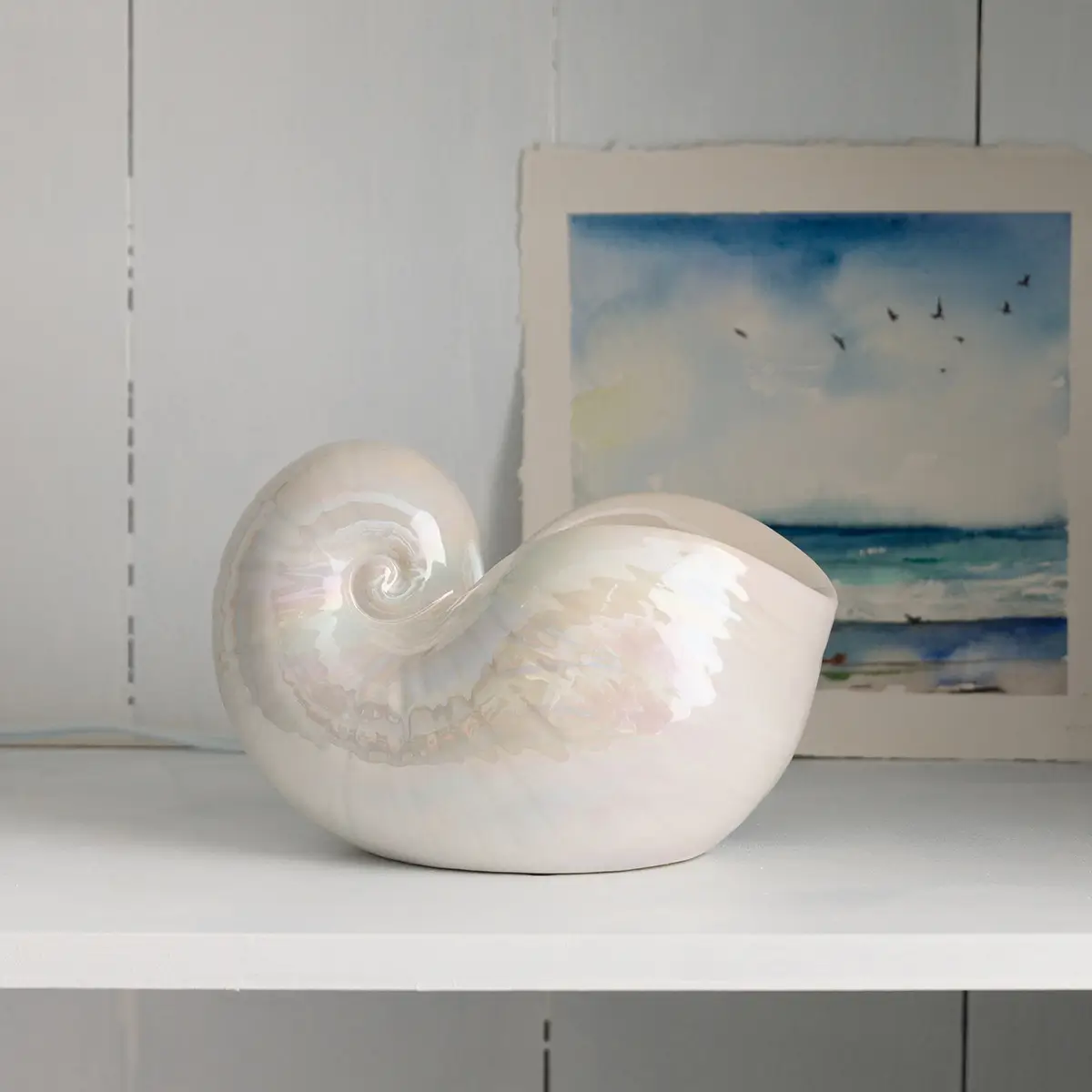 Nautilus Seashell Scentsy Warmer - April 2026 Coastal Collection