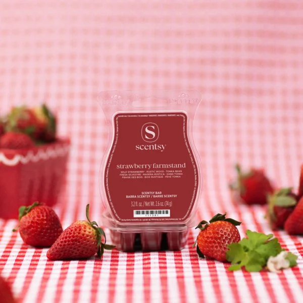 Strawberry Farmstand Scentsy Wax Bar - May 2026