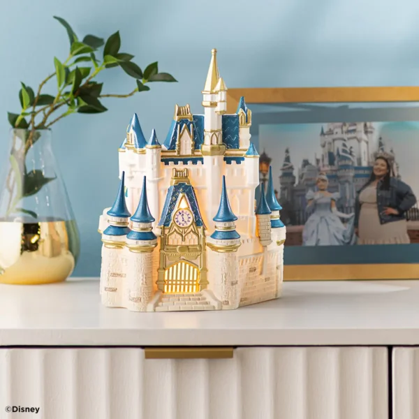 1200X1200-2026-Wdwcastle-Presale-Warmer-Center-Light-Ra Walt Disney World: Cinderella Castle Scentsy Warmer & Where Dreams Begin Brick Bundle