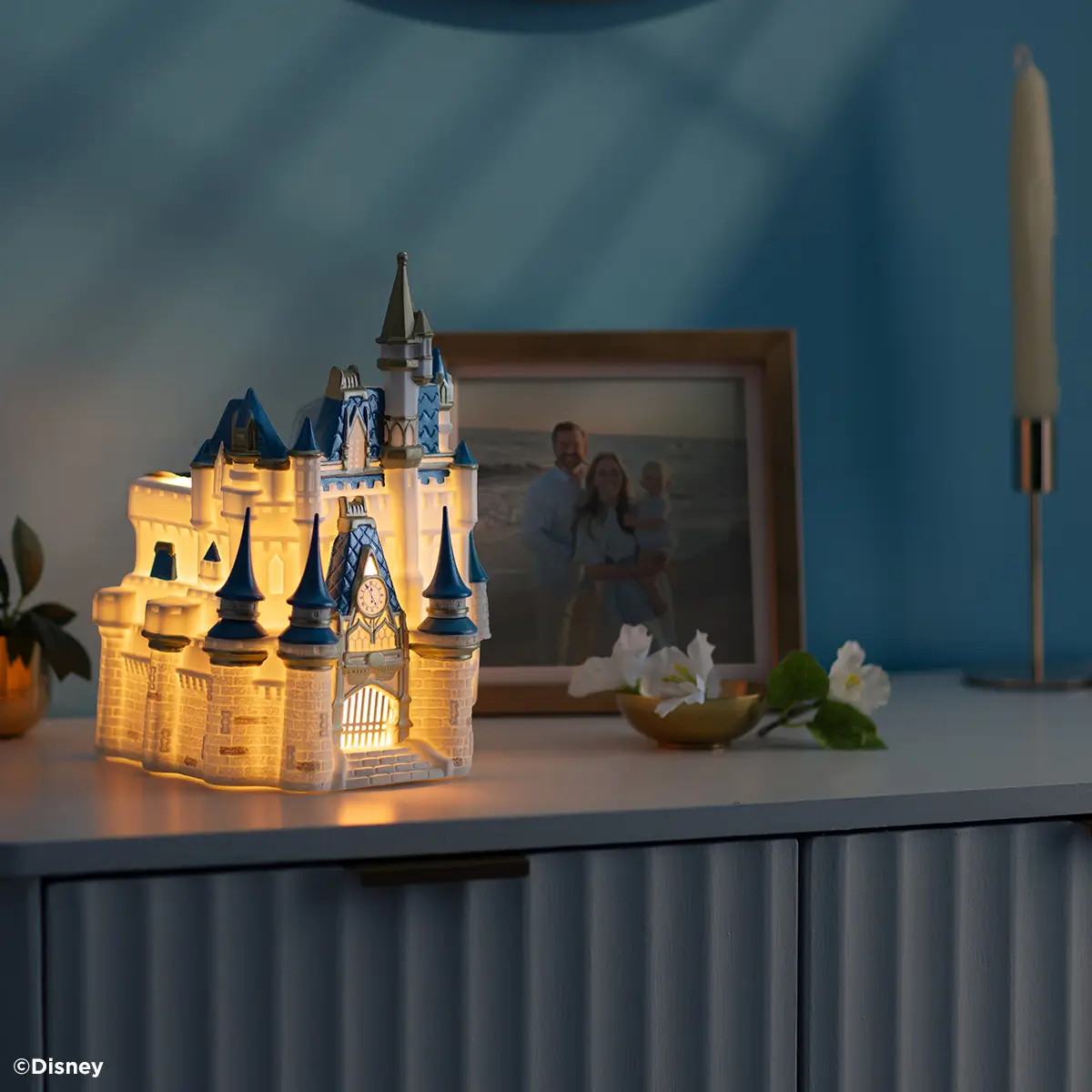 1200X1200-2026-Wdwcastle-Presale-Warmer-Right-Dark-Ra Walt Disney World: Cinderella Castle Scentsy Warmer & Where Dreams Begin Brick Bundle