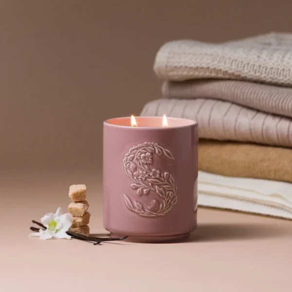 Cashmere Vanilla Scentsy Candle Ceramic 20 oz