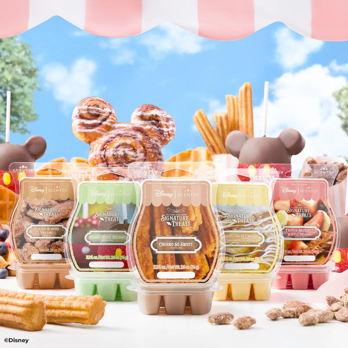 Walt Disney World Resort Signature Treats Scentsy Wax Collection