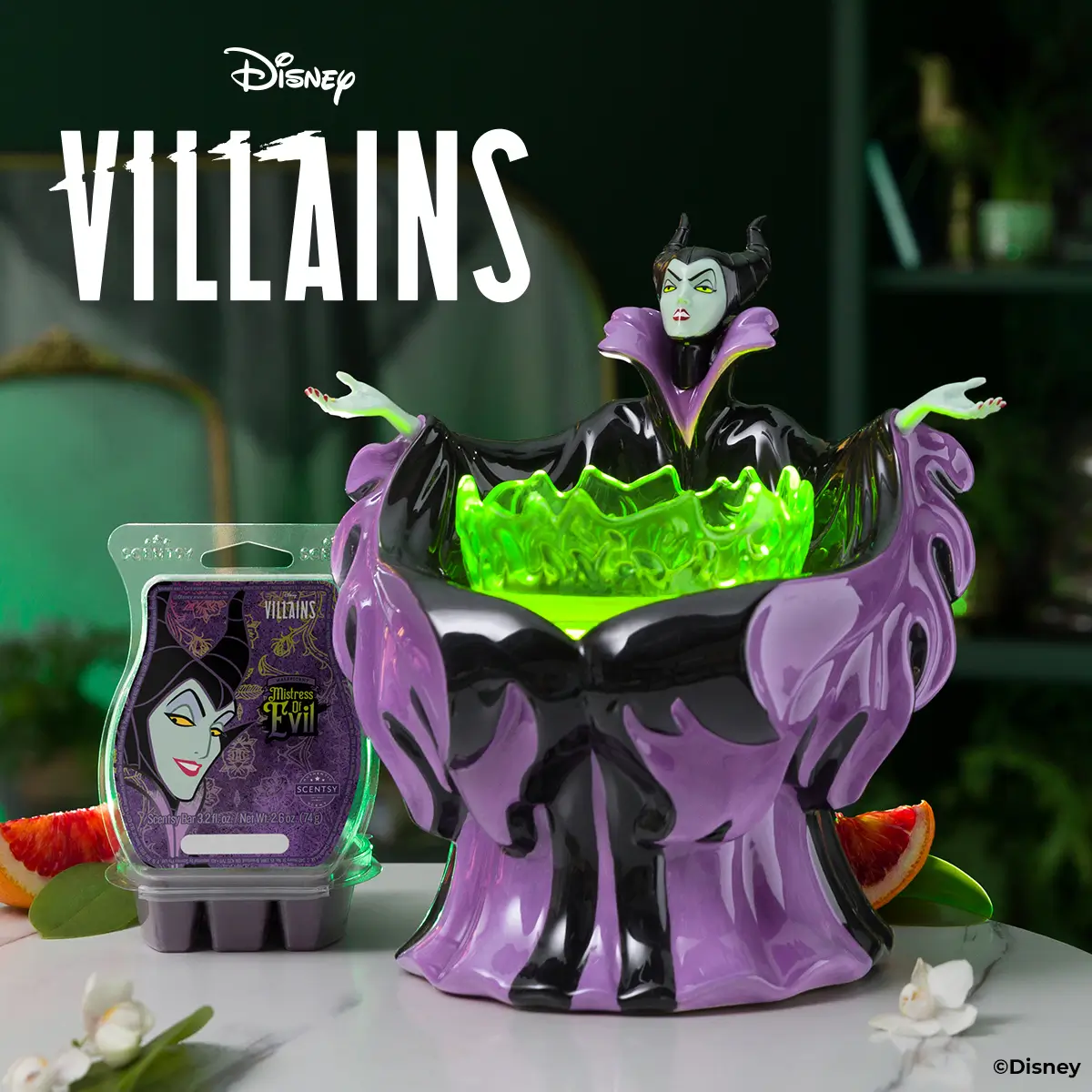 Scentsy 2025 Disney Villains Collection with Maleficent & Evil Queen | Shop Now