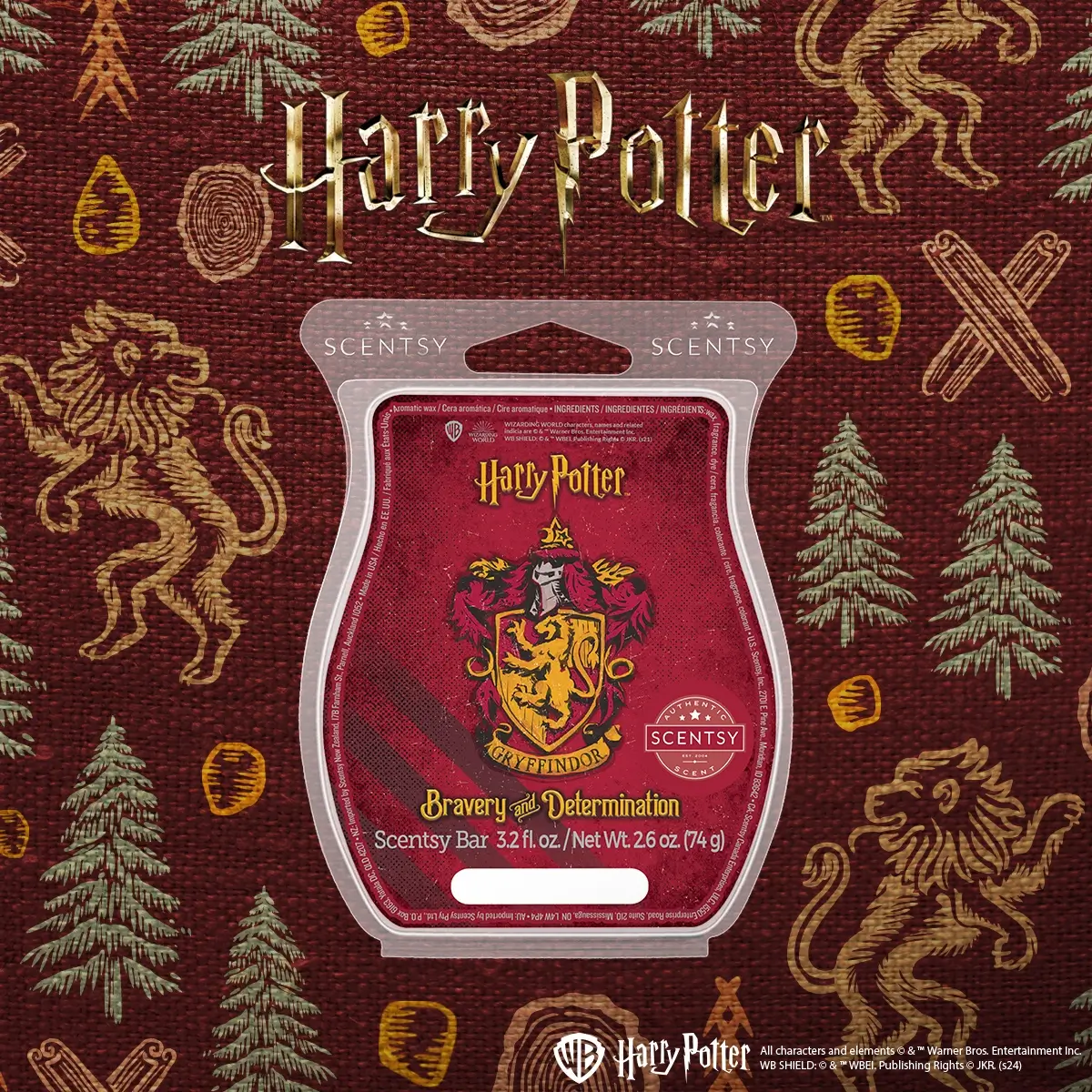 Gryffindor™: Bravery and Determination - Scentsy Bar