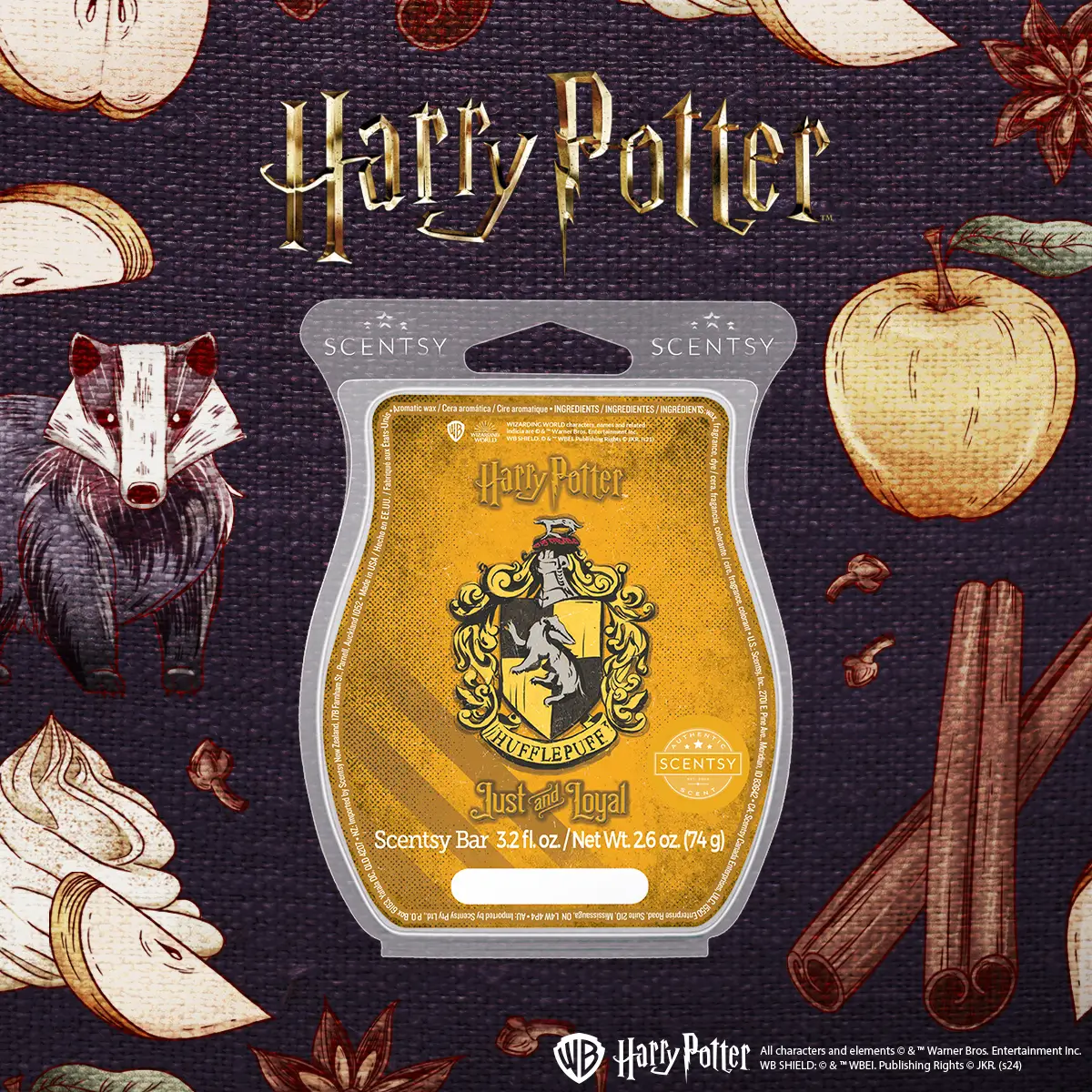Hufflepuff™: Just and Loyal - Scentsy Bar