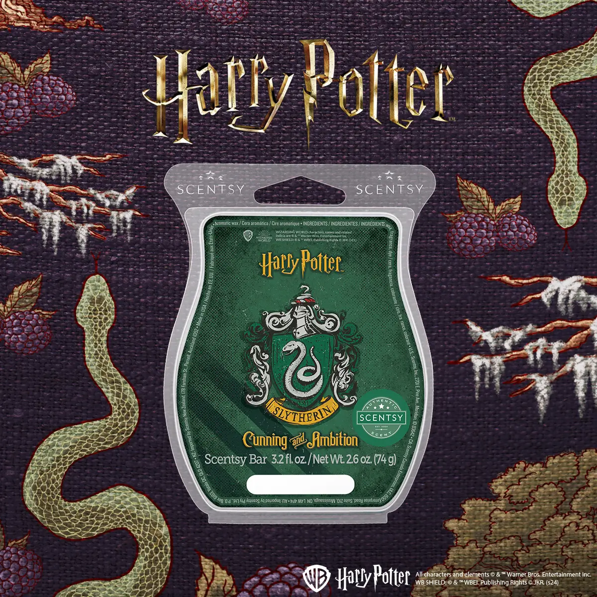 Slytherin™: Cunning and Ambition - Scentsy Bar