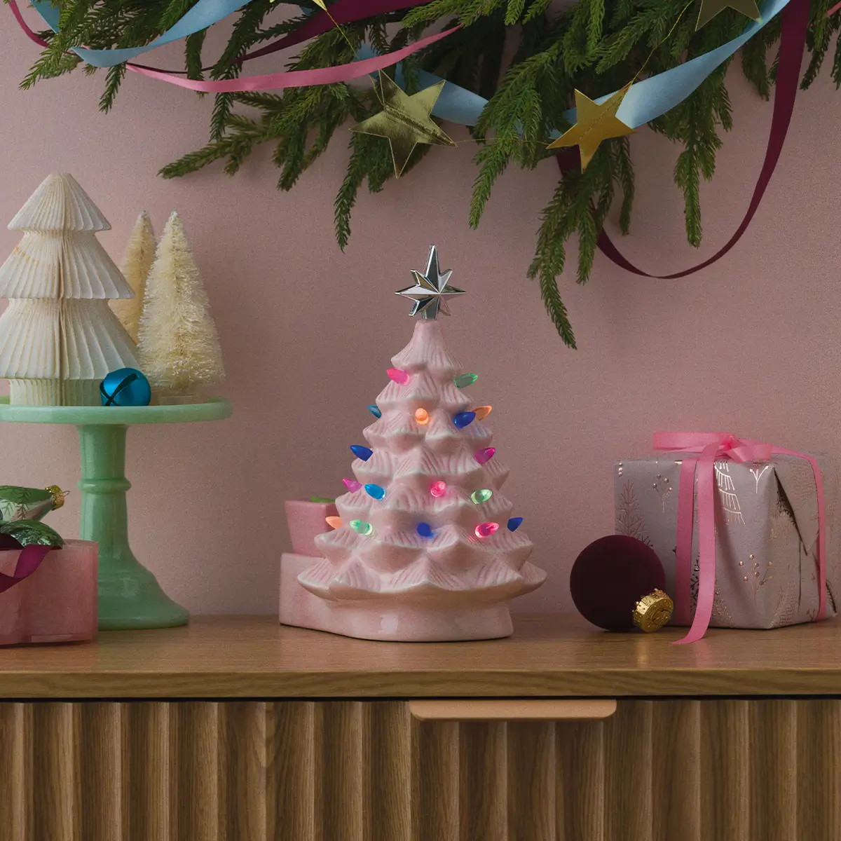 1200X1200-Home-Warmer-Merrylittlechristmas-Pink-134-R1Mx-2026 Merry Little Christmas Tree Pink Scentsy Warmer - Holiday 2026