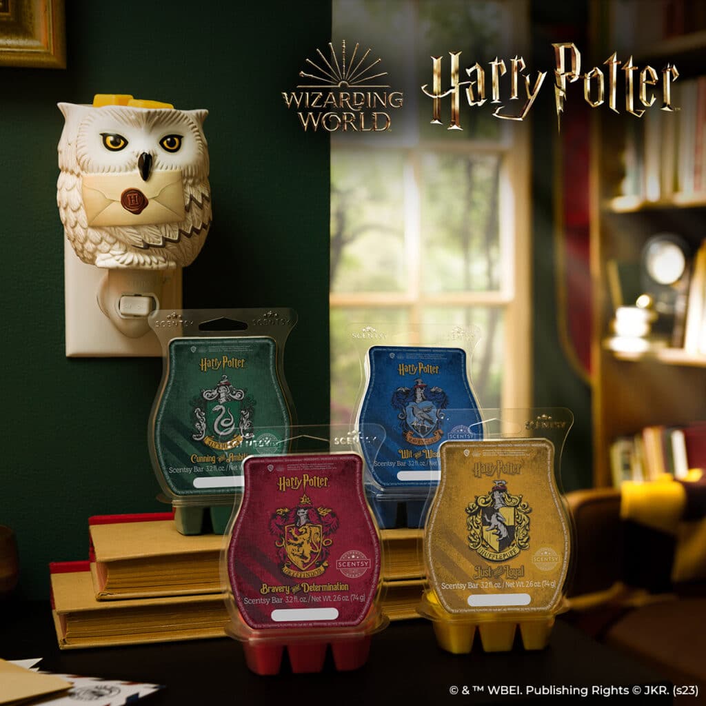 NEW! Harry Potter Scentsy Buddy + Hogwarts House Warmers Incandescent