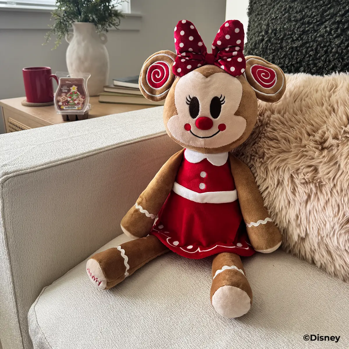 Disney Minnie Mouse Gingerbread Scentsy Buddy