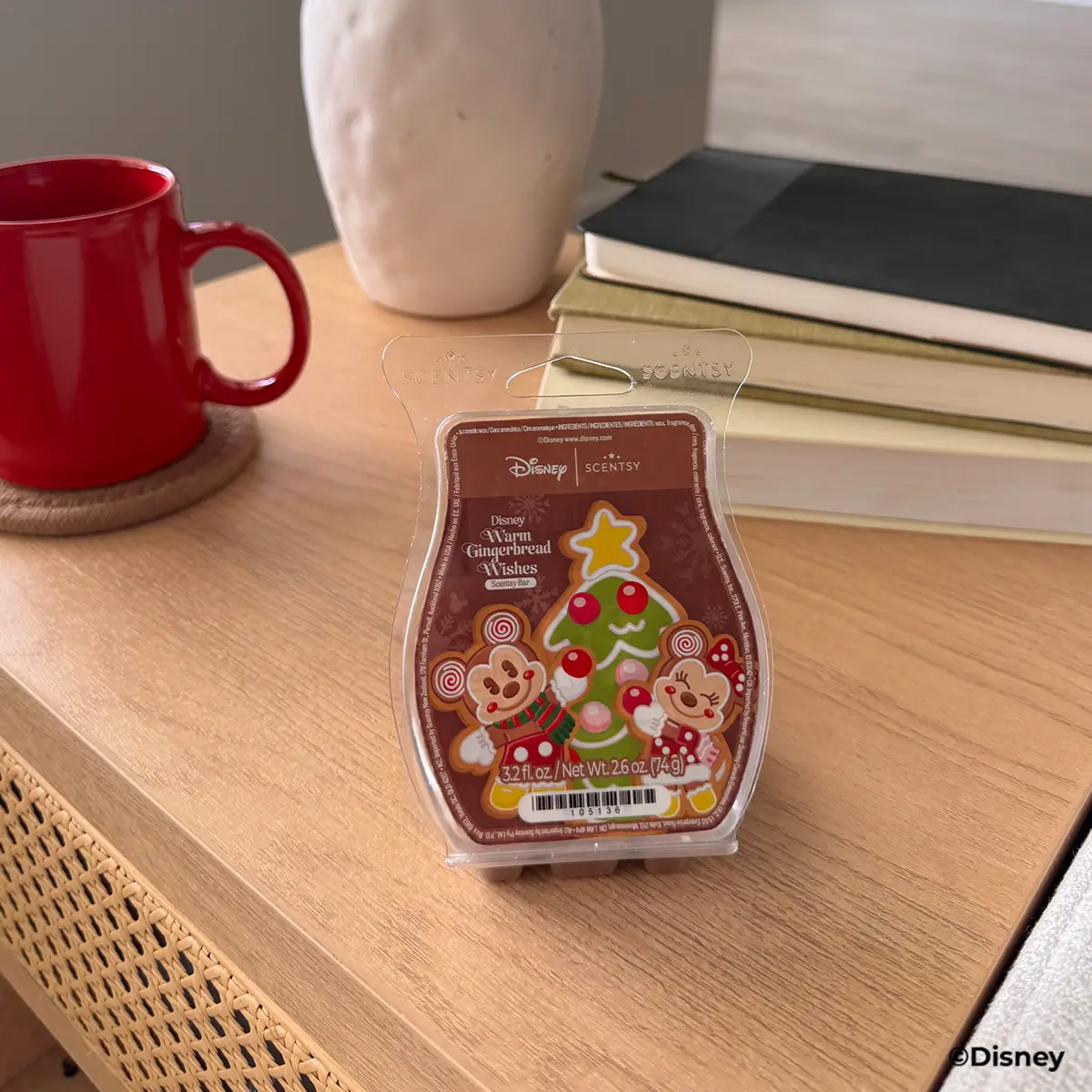 Disney Warm Gingerbread Wishes Scentsy Wax Bar