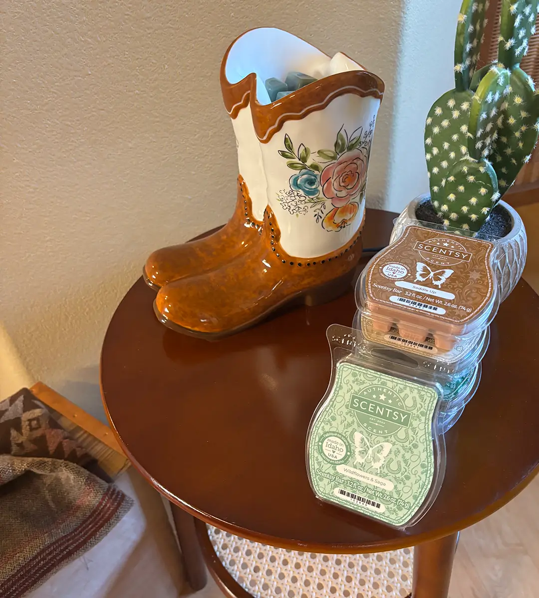 Boot Scootin' Cowboy Boots Scentsy Warmer
