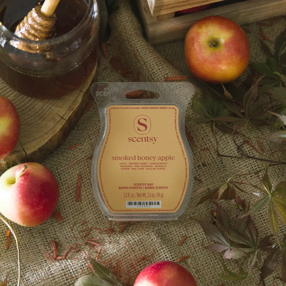 Smoked Honey Apple Scentsy Bar - Harvest 2026
