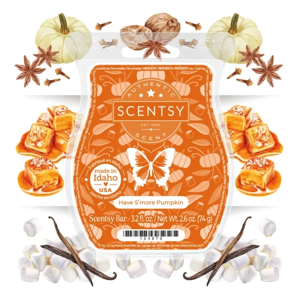 Have S'more Pumpkin Scentsy Wax Bar | October 2025