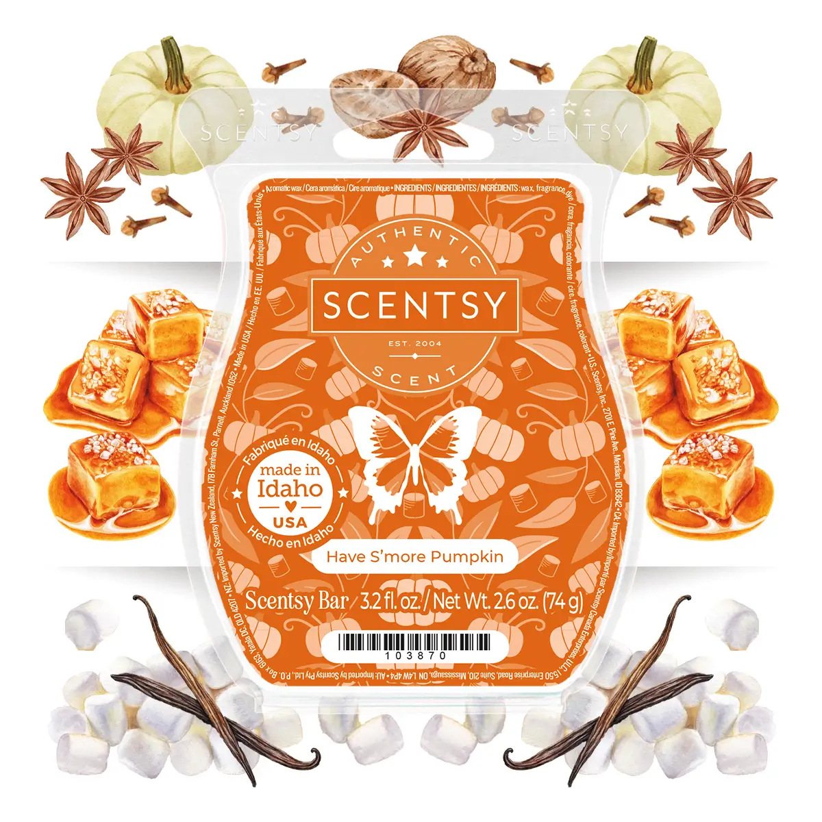 Scentsy October 2025 Warmer of the Month | Golden Gourd + Have S'more Pumpkin
