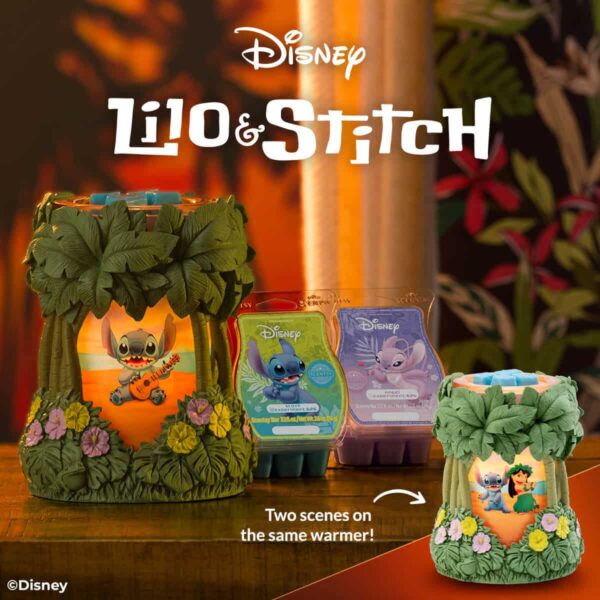 Scentsy Lilo & Stitch 2024 Collection Aloha Ohana Warmer