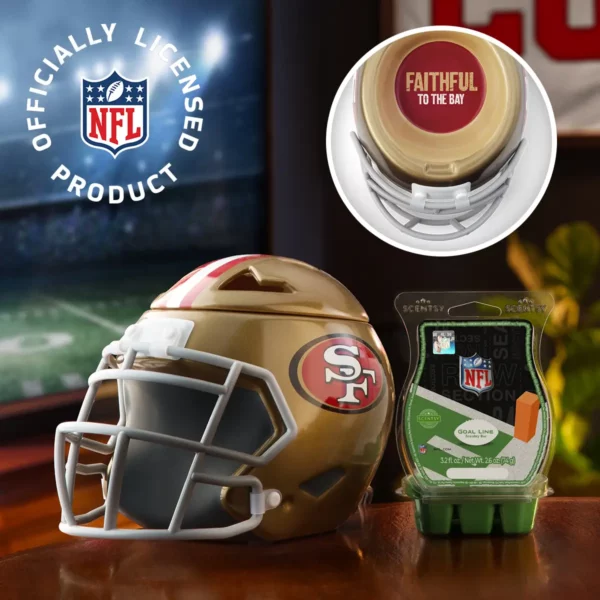 NFL San Francisco 49ers Helmet Scentsy Warmer