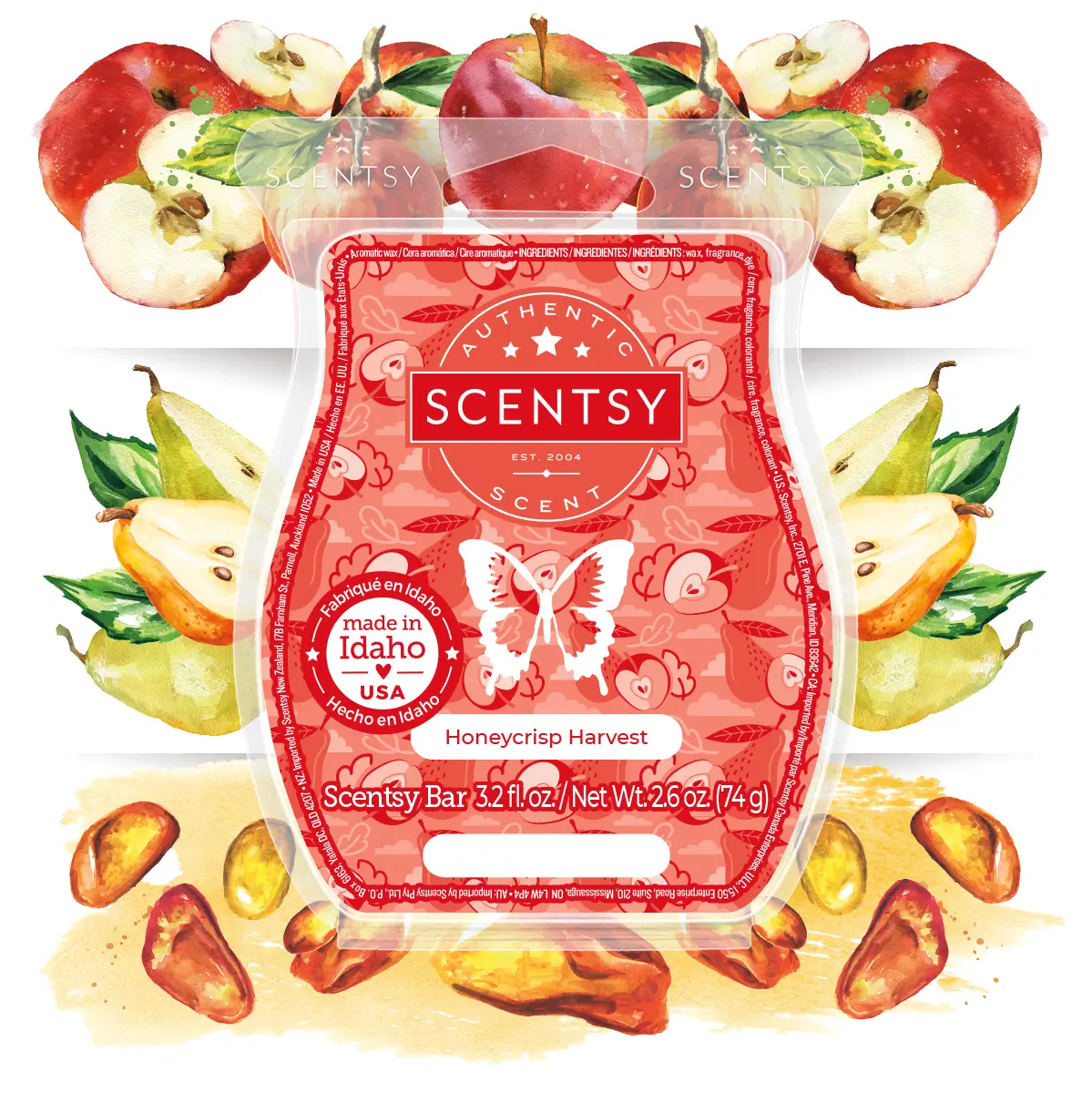 Scentsy August 2024 Warmer of the Month - Sunflower Fields + Honeycrisp Harvest