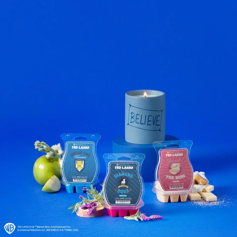 Introducing the Scentsy × Ted Lasso™ Collection available on Aug 10, 2026