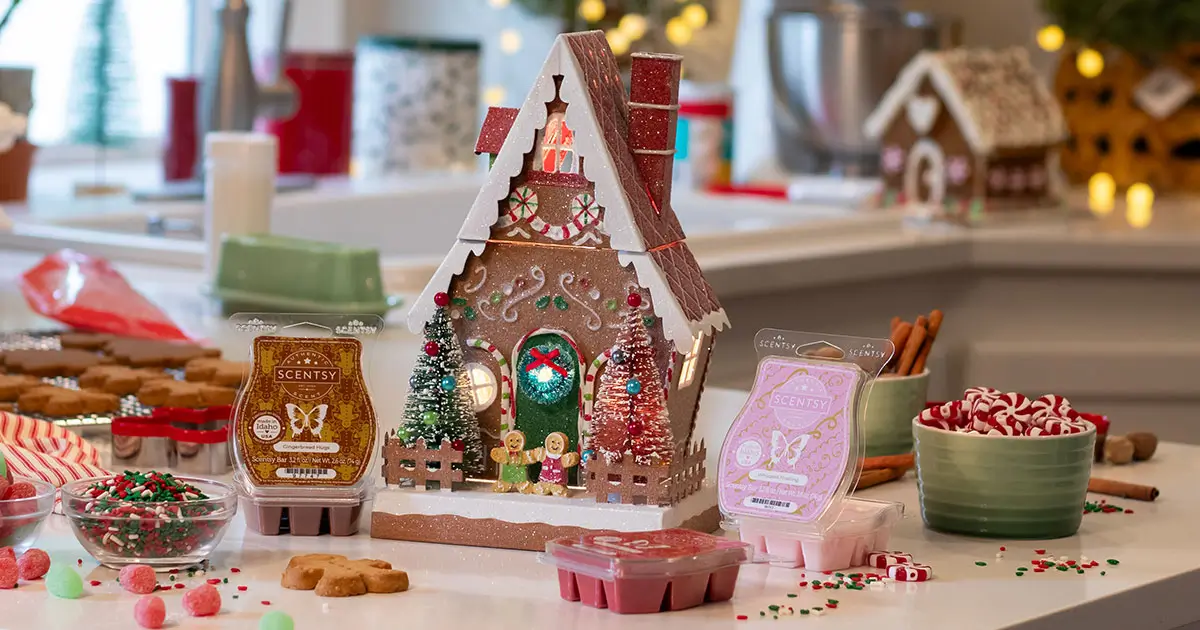 Sugar Chalet Gingerbread House Scentsy Warmer Bundle | Holiday 2024
