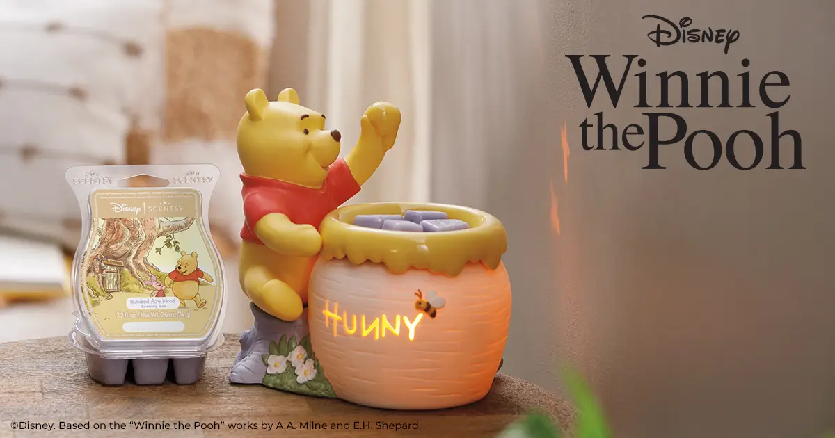 SCENTSY WINNIE THE POOH WALL FAN DIFFUSER