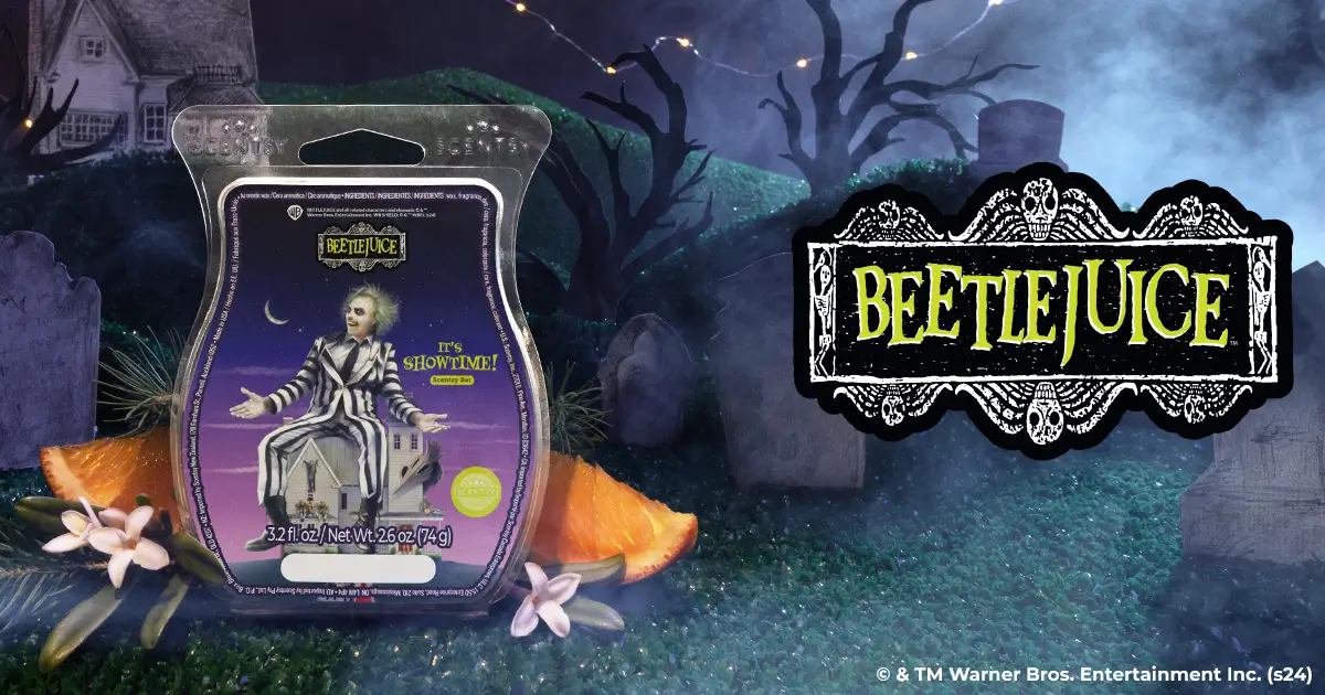 It's Showtime Beetlejuice Scentsy Bar